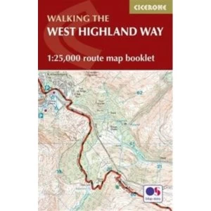 Image of West Highland Way Map Booklet : 1:25,000 OS Route Mapping