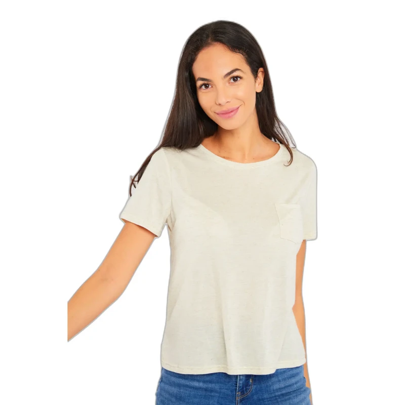 Image of banana moon Womens T-Shirt Banana Moon Slippy Brunswic Beige Female S