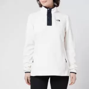 Image of The North Face Womens Homesafe 1/4 Zip Fleece Pullover - Beige - L