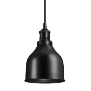 Image of Industville Brooklyn 7" Cone Pendant / Black and Copper Holder