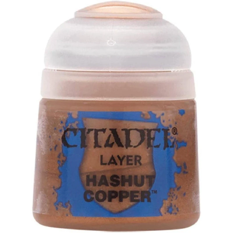 Image of Citadel Games Workshop Colour Layer: Hashut Copper (12ml) Paint Multi