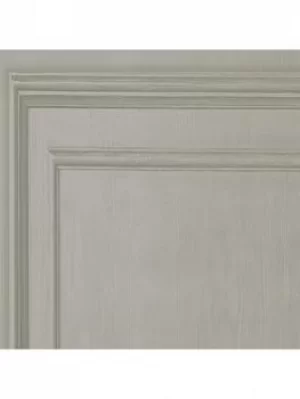 Image of Fresco Wood Panel Neutral Wallpaper