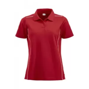 Image of Clique Womens/Ladies New Alpena Polo Shirt (S) (Red)