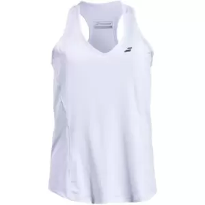 Image of Babolat Core Crop Top Ladies - White