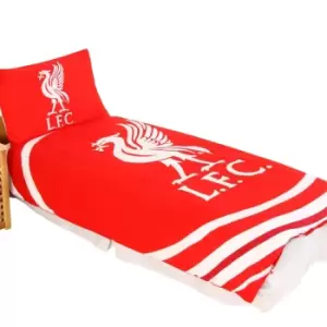 Image of Liverpool FC Duvet And Pillow Case Set (One Size) (Red)