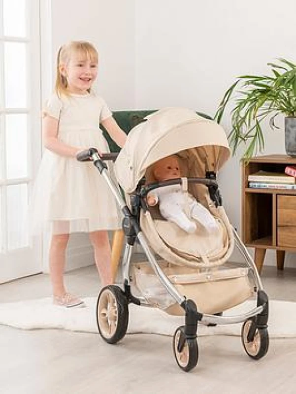 Image of Celuna Premium Vogue Dolls Pram - 2 Pram Modes