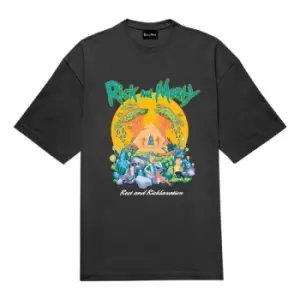 Image of Rick & Morty T-Shirt Rest + Ricklaxtion Size S