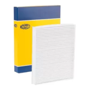 Image of MAGNETI MARELLI Pollen filter 350203061910 Filter, interior air,Cabin filter FORD,FIAT,CHRYSLER,KA (RU8),PANDA (169),500 (312),500 C (312)
