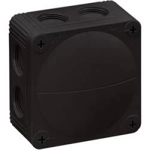 Image of Junction box L x W x H 85 x 85 x 51mm Wiska 10060581 Black