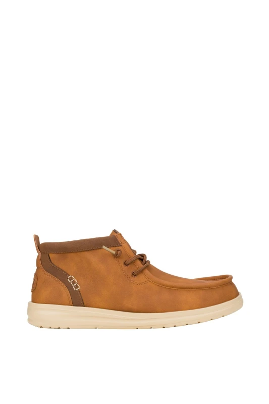 Image of Debenhams Debenhams Men Wally Mid Boot GripR Classic Cognac/Tan in brown Size: 7 brown 7 Male 197830541923