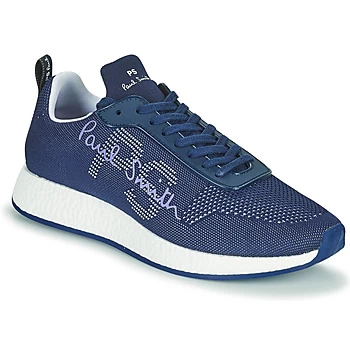 Image of Paul Smith ZEUS mens Shoes Trainers in Blue,10.5
