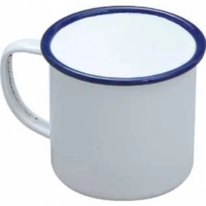 Image of Falcon Traditional Enamel White Mug 9cm x 568ml