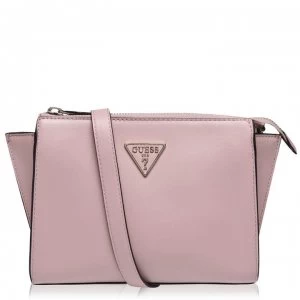 Image of Guess Tangey Zip Bag - ROSEWOOD RWO