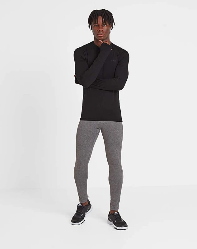 Image of TOG24 TOG24 Men 'Snowdon' Thermal Base Layer Crew Neck in Black Size: 4X-Large Black 4XL Male 5059011042085