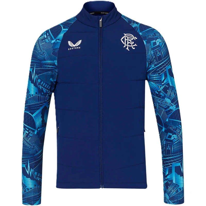 Image of Castore Rngrs S Jkt Blue Depths male S
