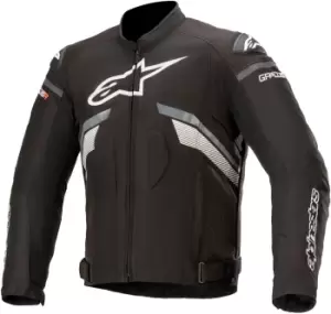 Image of Alpinestars T-GP Plus V3 Motorcycle Textile Jacket, black-grey-white, Size S, black-grey-white, Size S