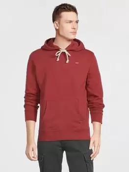 Image of Levis Levis Small Logo Overhead Hoodie, Red, Size L, Men