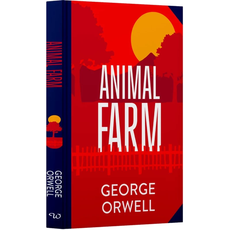 Image of Animal Farm By George Orwell Deluxe Hardback Sprayed Edge Edition Book George Orwell Books