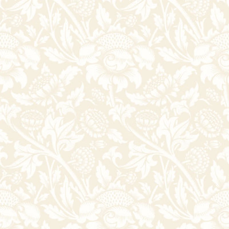 Image of Hoopla Walls Damask Trail Linen Wallpaper