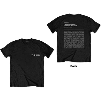 Image of The 1975 - A Brief Inquiry Unisex X-Large T-Shirt - Black