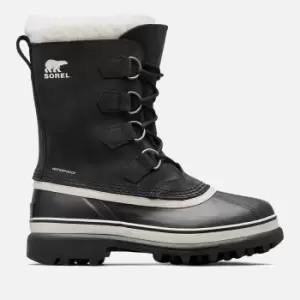 Image of Sorel Womens Caribou Waterproof Boots - Black/Stone - UK 3