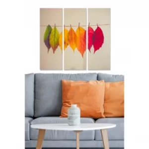 Image of MDF2602595 Multicolor Decorative MDF Painting (3 Pieces)