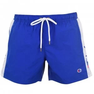 Image of Champion Tape Swim Shorts - Blue