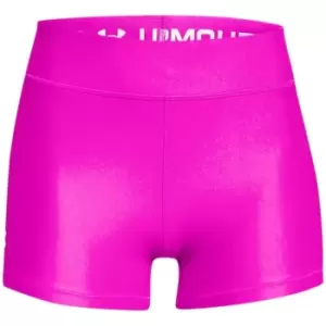 Image of Under Armour HeatGear Mid Shorty Shorts Womens - Pink