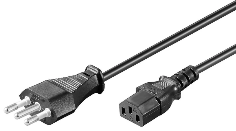 Image of Microconnect PE100418 power cable Black 1.8 m Power plug type L C13 co