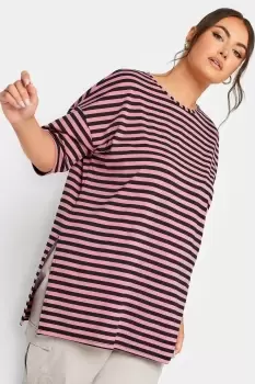 Image of Striped Oversized T-Shirt