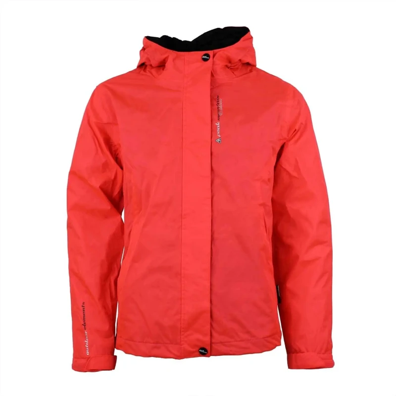 Image of Peak Mountain Girls double fleece ski jacket Peak Mountain Gajik Rouge Female 14 ans GAJIK/FL/B/CORAIL