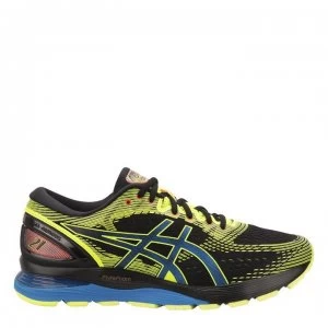 Image of Asics Nimbus 21 Mens Running Shoes - Black/Yellow