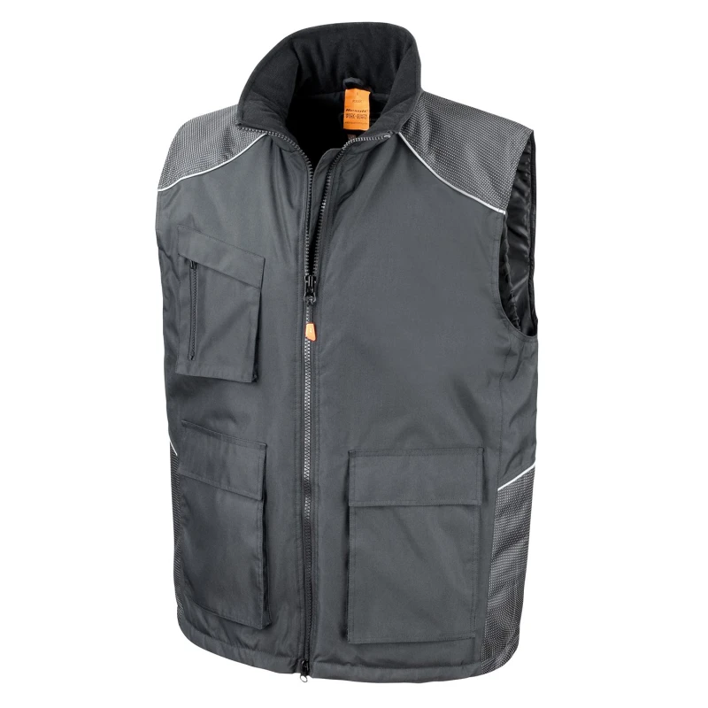 Image of Result Result Men Vostex Gilet in Black Size: Small Black S Male 5063527376572