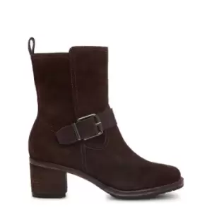 Image of Dune London Dune PUMPKINS Heeled Ankle Boots Womens - Brown