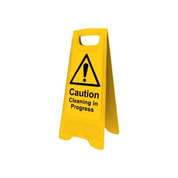 Image of Cleaning in Progress A-Frame Caution Sign - 300 X 620MM
