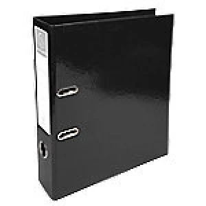 Image of Exacompta Conventional file folder 53621E 70 mm Pressboard 2 ring A4 Black 10 Pieces