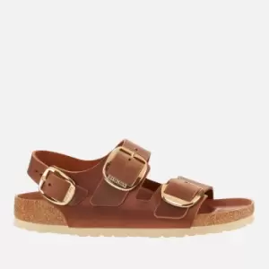 Image of Birkenstock Milano Buckle Oiled Leather Sandals - EU 39/UK 5.5
