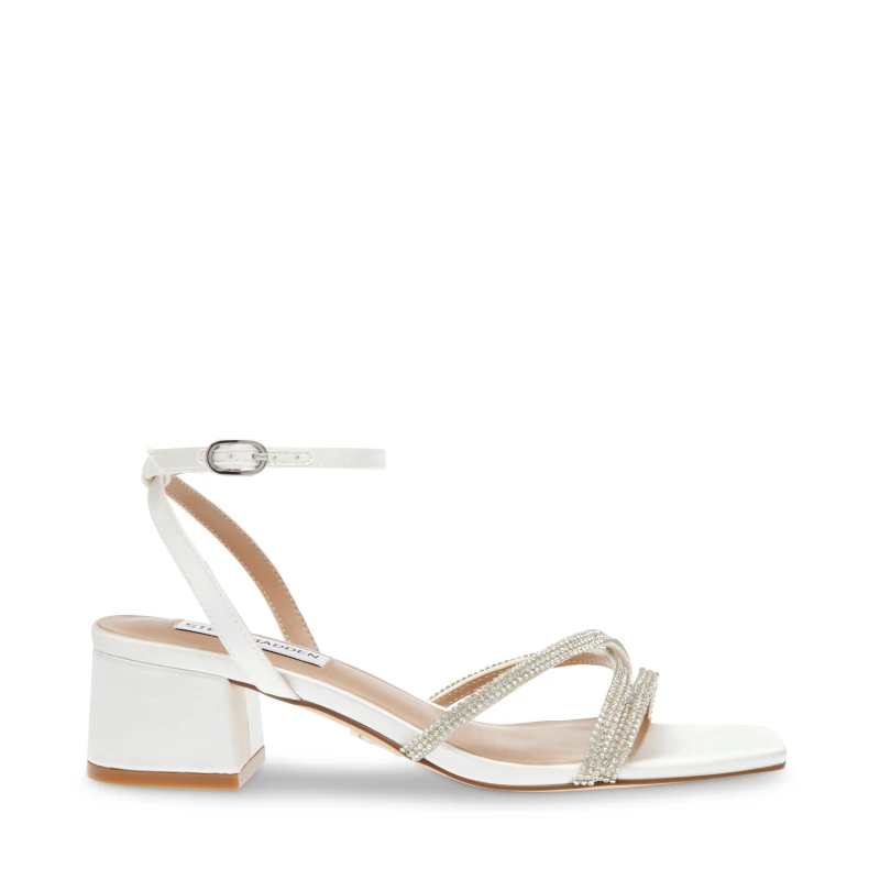 Image of Steve Madden Madden Gabi 45H Ld62 Ivory Satin female 4 (37)