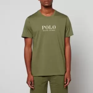 Image of Polo Ralph Lauren Mens Boxed Logo T-Shirt - Army Olive - S