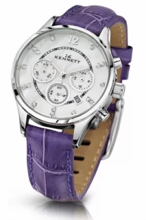 Image of Ladies Kennett Lady Savro Chronograph Watch LWSAVWHSILPU