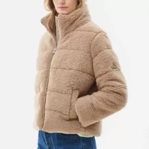 Image of Barbour Lichen Quilted Fleece Coat - UK 14