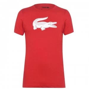 Image of Lacoste Croc II Tee - Red/White