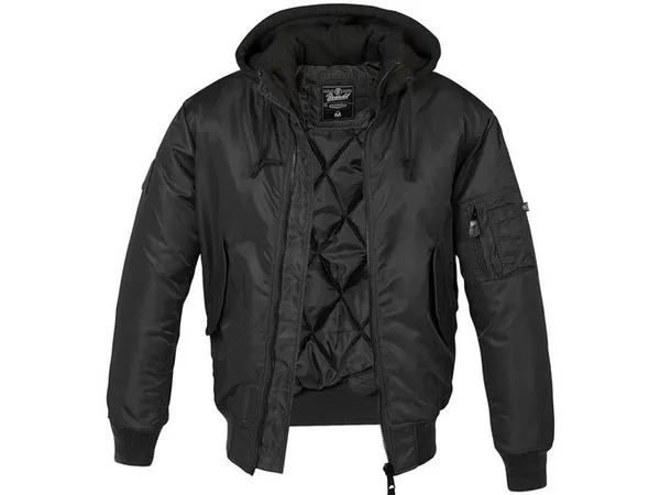 Image of Brandit MA1 Sweathood Bomber Jacket Black 3XL Men