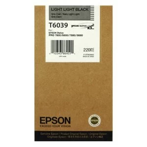 Image of Epson T6039 Light Black Ink Cartridge