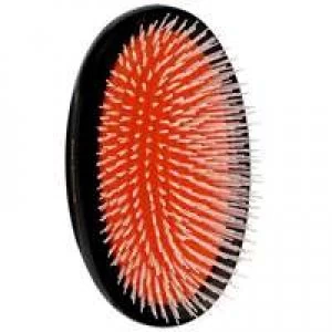 Image of Mason Pearson Pure Boar Bristle Medium Military Sensitive Brush Dark Ruby SB2M