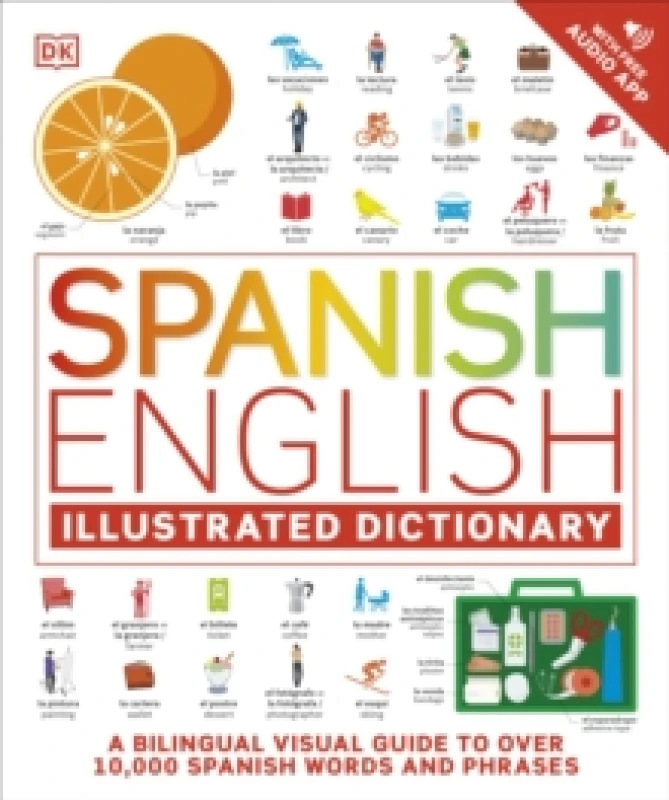 Image of Spanish English Illustrated Dictionary. Paperback Books