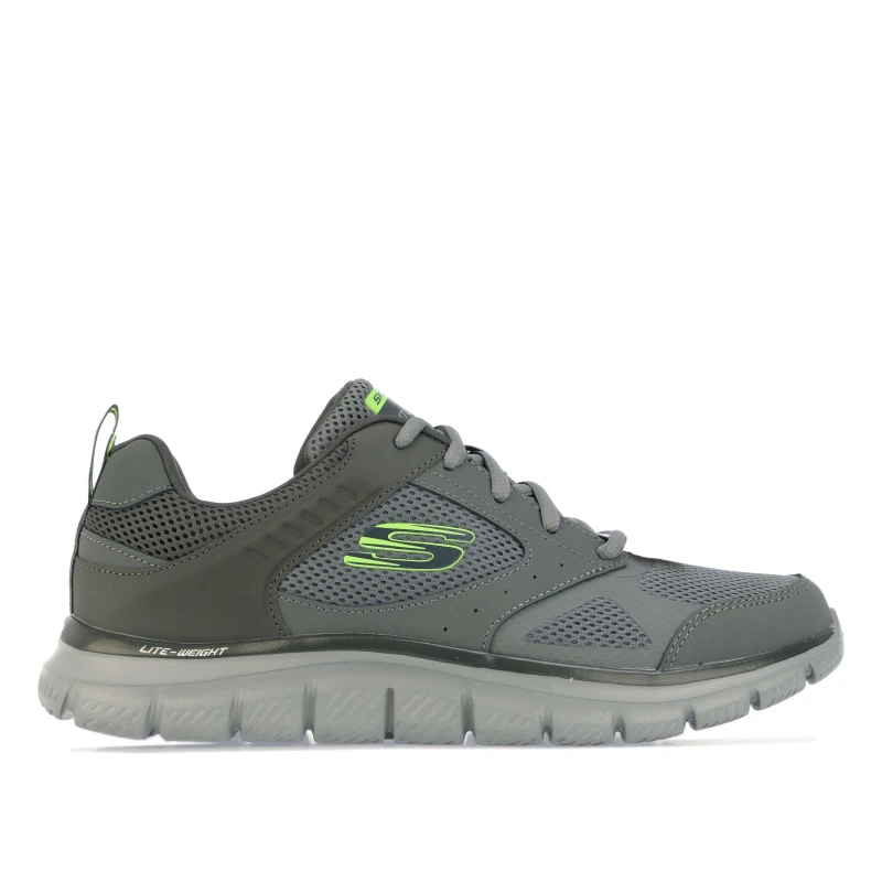 Image of Skechers Track Syntac Trainers Charcoal male UK 6