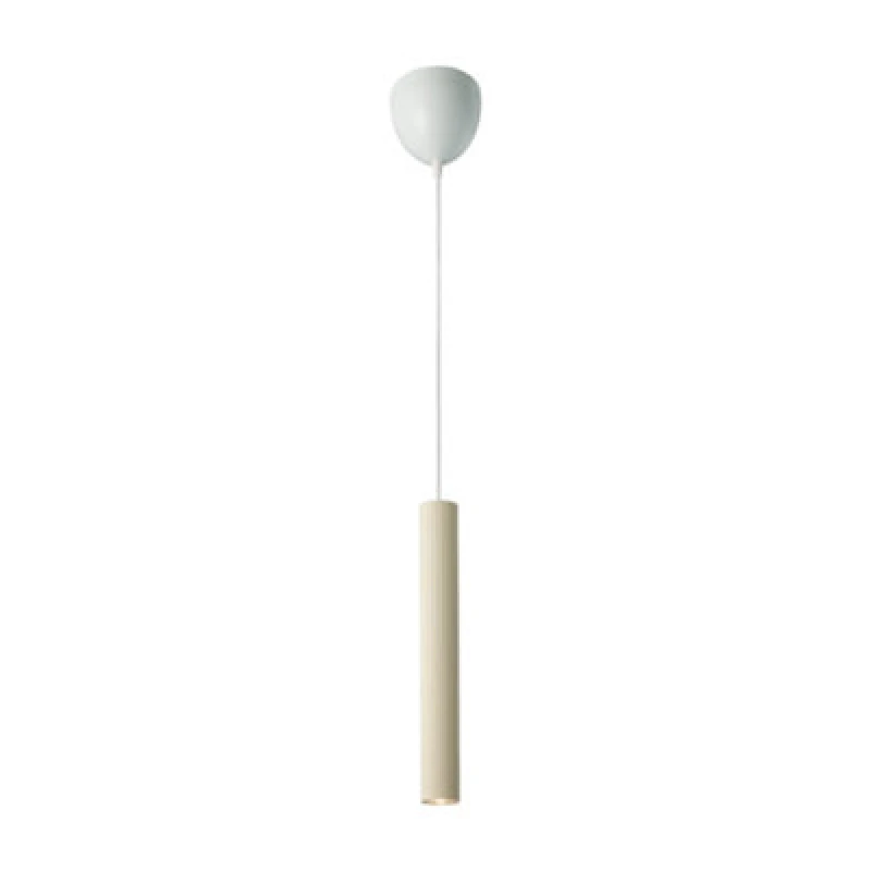 Image of Nordlux Vico Metal Pendant Light Ribbed Beige,mains