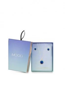 Image of Mood Gold Plated Blue Halo Set