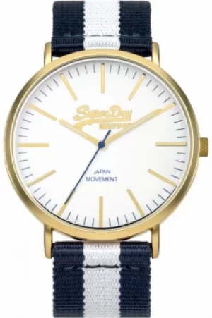 Image of Mens Superdry Oxford Nylon Watch SYG183WUE